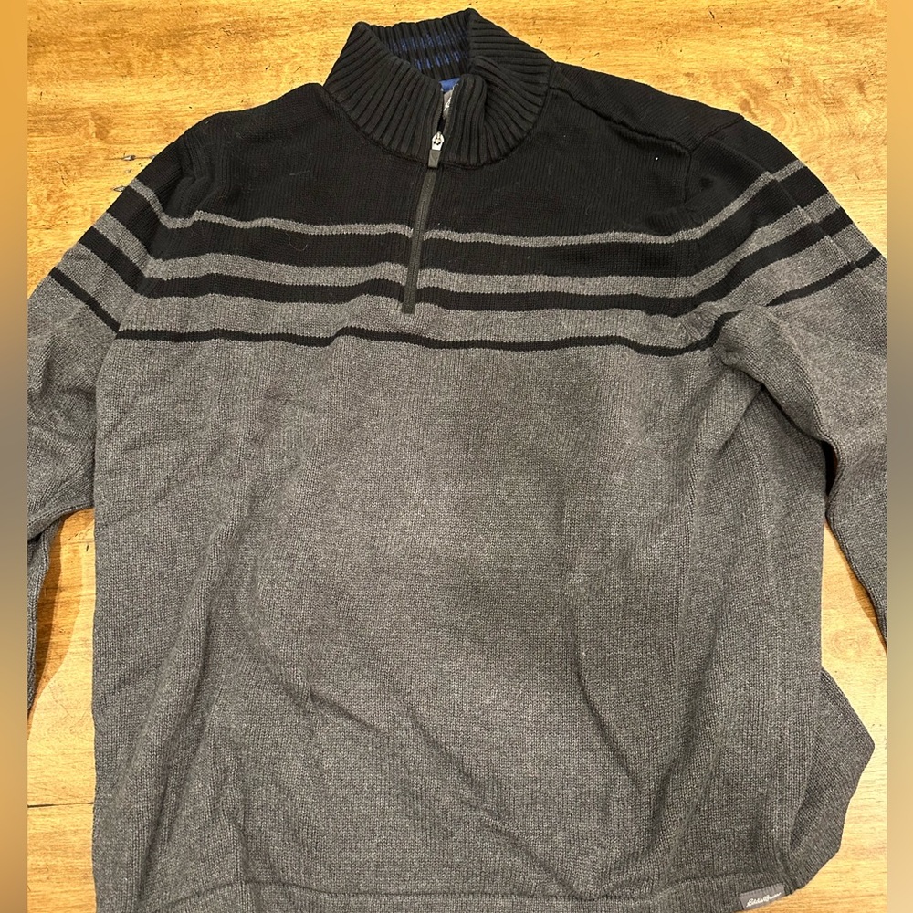 Eddie Bauer quarter zip sweater